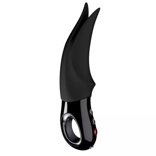 Fun Factory Volta G5 Black – dvigubo antgalio vibruojanti sistema, atspari vandeniui, 19 cm