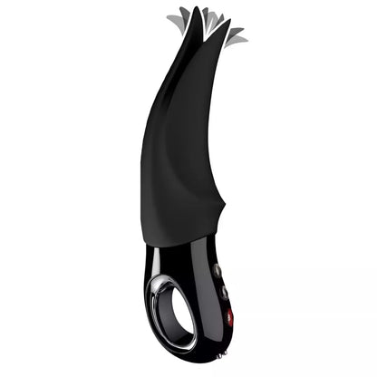 Fun Factory Volta G5 Black – dvigubo antgalio vibruojanti sistema, atspari vandeniui, 19 cm