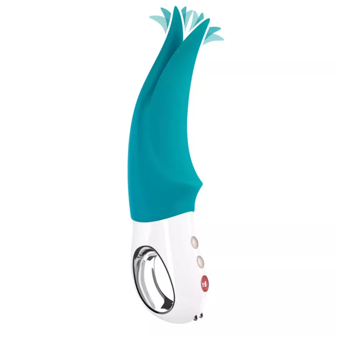 Fun Factory Volta G5 Petrol išorinis vibratorius su dinamiškais antgaliais 18,9 cm