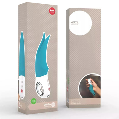 Fun Factory Volta G5 Petrol išorinis vibratorius su dinamiškais antgaliais 18,9 cm