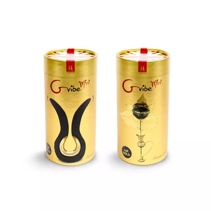 FunToys Gvibe Mini Gold – kompaktiškas dviejų varikliukų intymus prietaisas