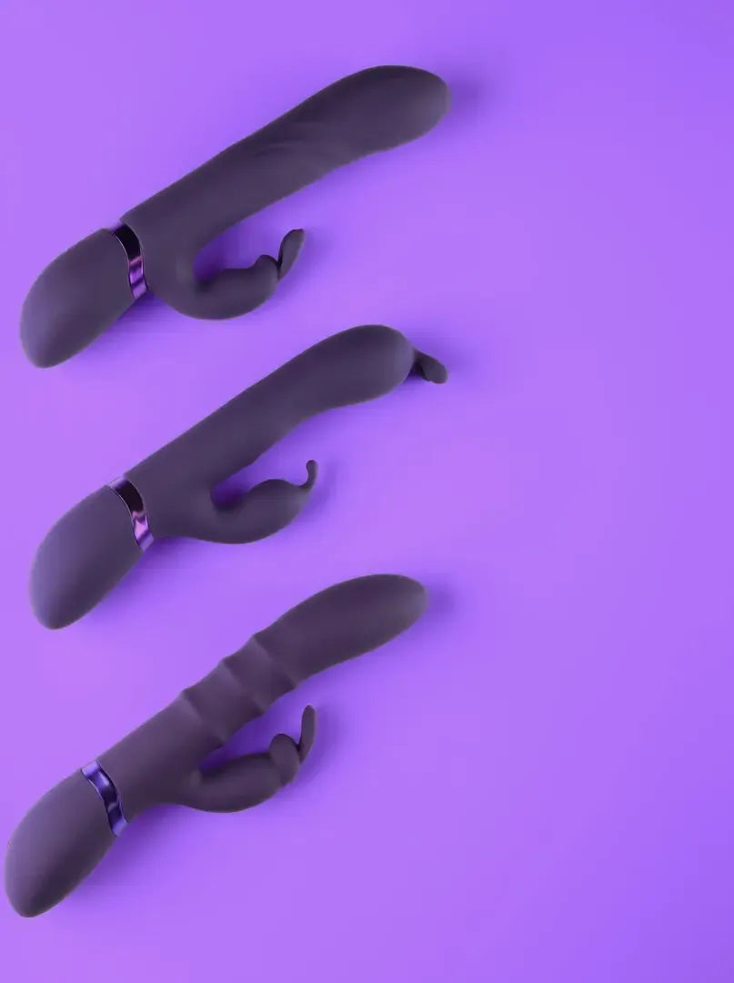 Gada PulseWave Bunny Ear intymus masažuoklis su trimis nepriklausomais varikliais