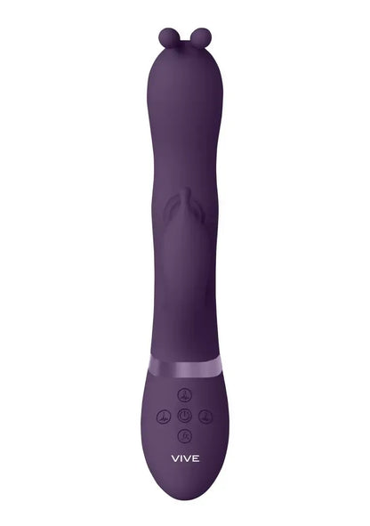 Gada PulseWave Bunny Ear intymus masažuoklis su trimis nepriklausomais varikliais