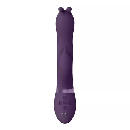 Gada PulseWave Bunny Ear intymusis masažuoklis su trimis nepriklausomais varikliais