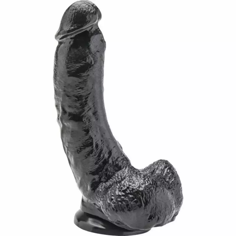 Get Real Black Intimate Machine 20,5 cm anatominis modelis iš PVC
