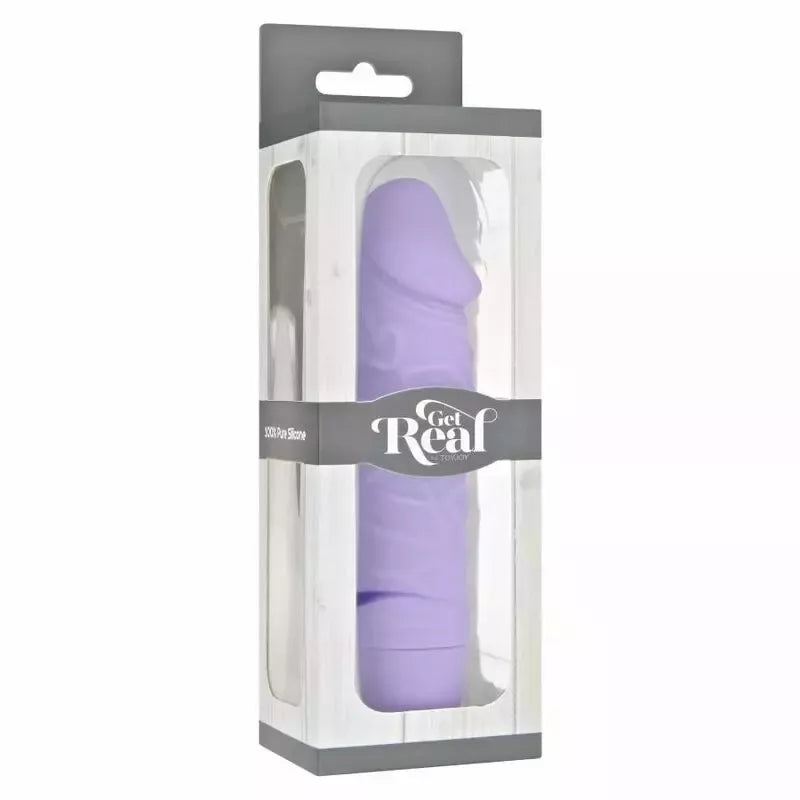 Get Real Mini Classic vibratorius, violetinis – kompaktiškas kelių greičių modelis