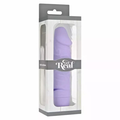 Get Real Mini Classic vibratorius, violetinis – kompaktiškas kelių greičių modelis