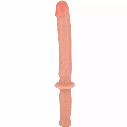 GET REAL The Manhandler 38 cm anatominis PVC vibrotrenažeris, natūralios spalvos