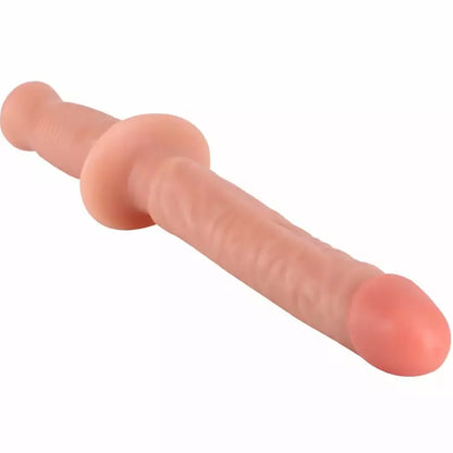 GET REAL The Manhandler 38 cm anatominis PVC vibrotrenažeris, natūralios spalvos