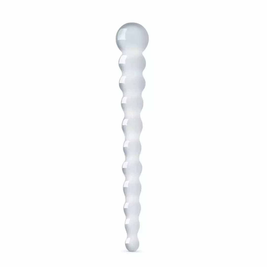 Gildo Glas No. 20 karoliukų formos stiklinis intymus modelis, skaidrus, 18 cm