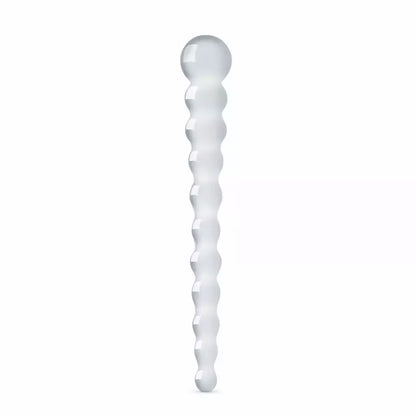 Gildo Glas No. 20 karoliukų formos stiklinis intymus modelis, skaidrus, 18 cm