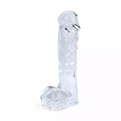 Gildo Glass Model No. 29 – anatominis dildas su ryškiomis venomis, temperatūriniai žaidimai