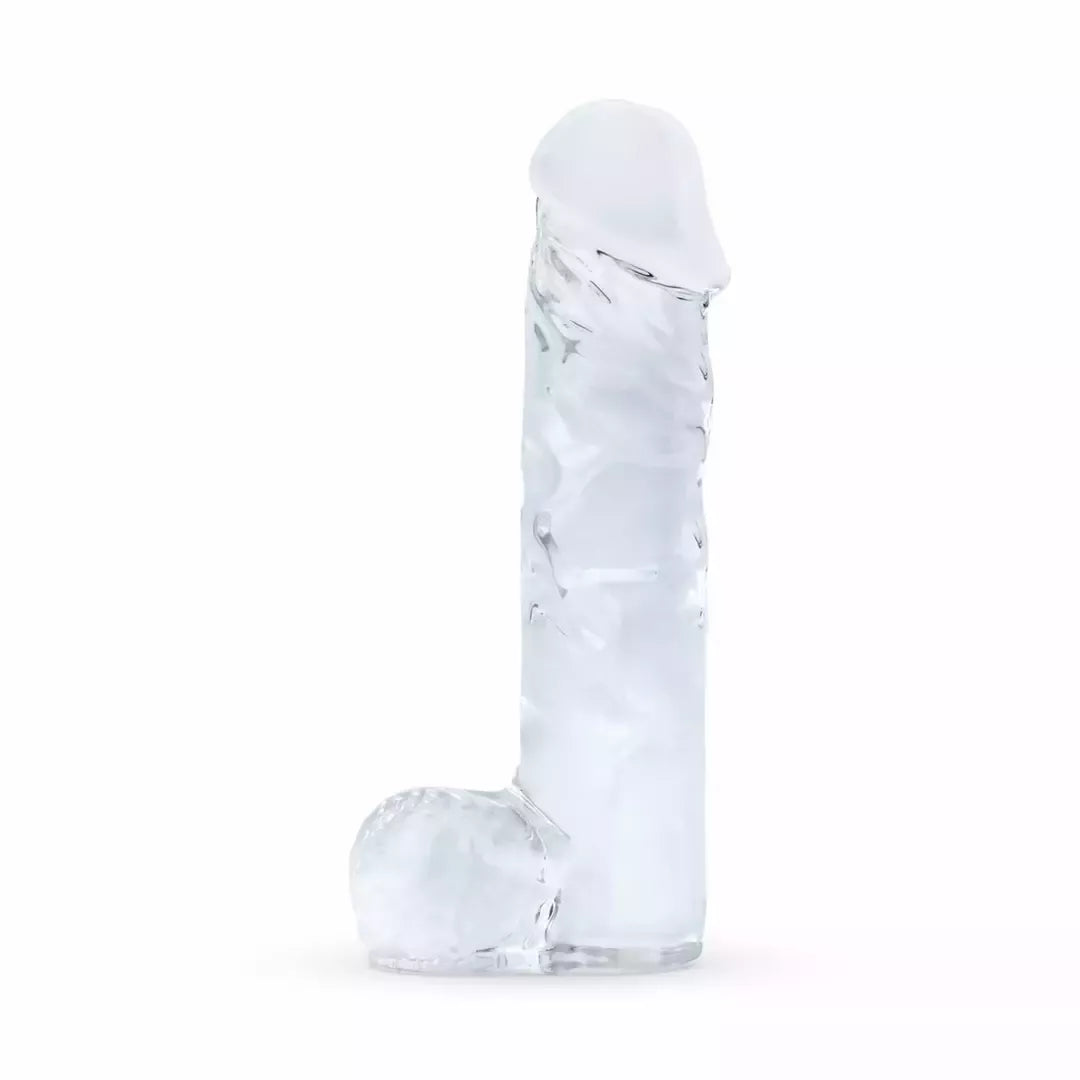 Gildo Glass Model No. 29 – anatominis dildas su ryškiomis venomis, temperatūriniai žaidimai