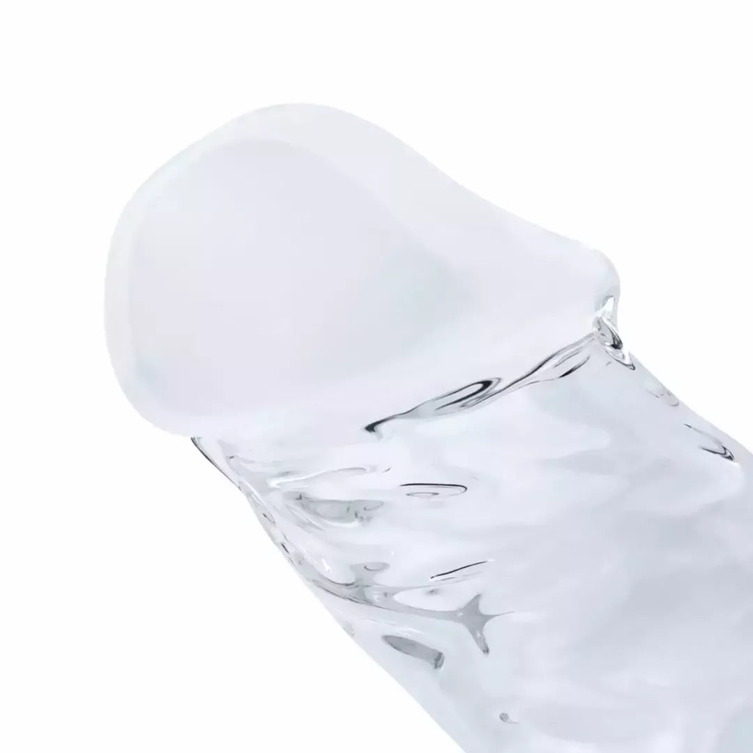 Gildo Glass Model No. 29 – anatominis dildas su ryškiomis venomis, temperatūriniai žaidimai