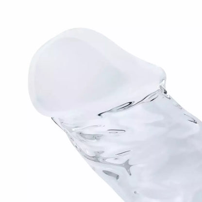 Gildo Glass Model No. 29 – anatominis dildas su ryškiomis venomis, temperatūriniai žaidimai