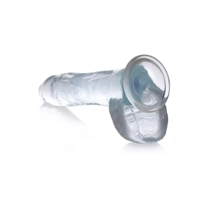 Glas Crystal Series 25,5 cm stiklinis modelis su siurbtuku, skaidrus