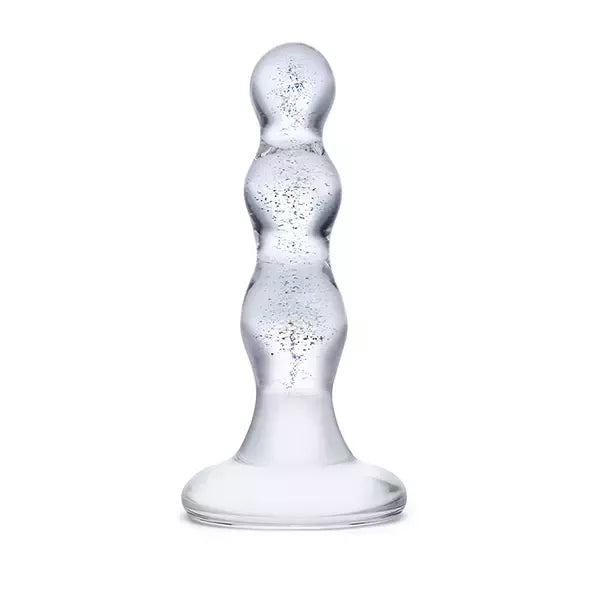 Glas Triple Play stiklinis malonumų modelis, spiralinis dizainas, 10 cm