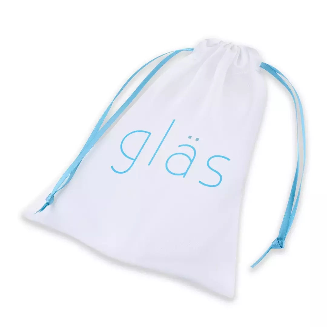 „Glas“ vibruojantis kamštis 3.5" su nuotolinio valdymo pulteliu, įkraunamas stiklinis modelis