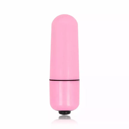 Glossy Small Bullet Vibe Deep Rose ABS kompaktiškas, vandeniui atsparus, 58 mm