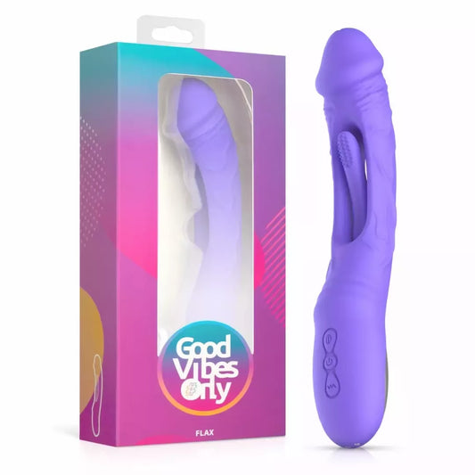 Good Vibes Only Flax Intimate Machine silikoninis 7 režimų G taško vibratorius
