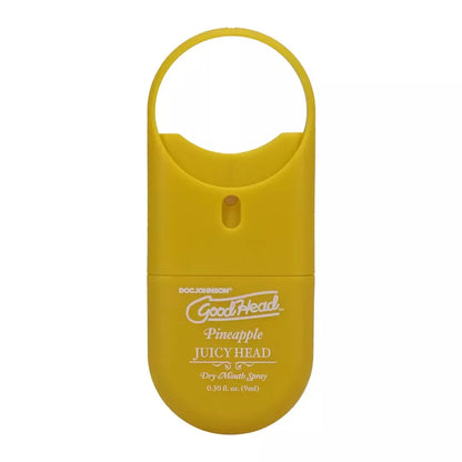 GoodHead Juicy Head burnos drėkinimo purškiklis, ananasų skonio, 9 ml, kelioninis dydis
