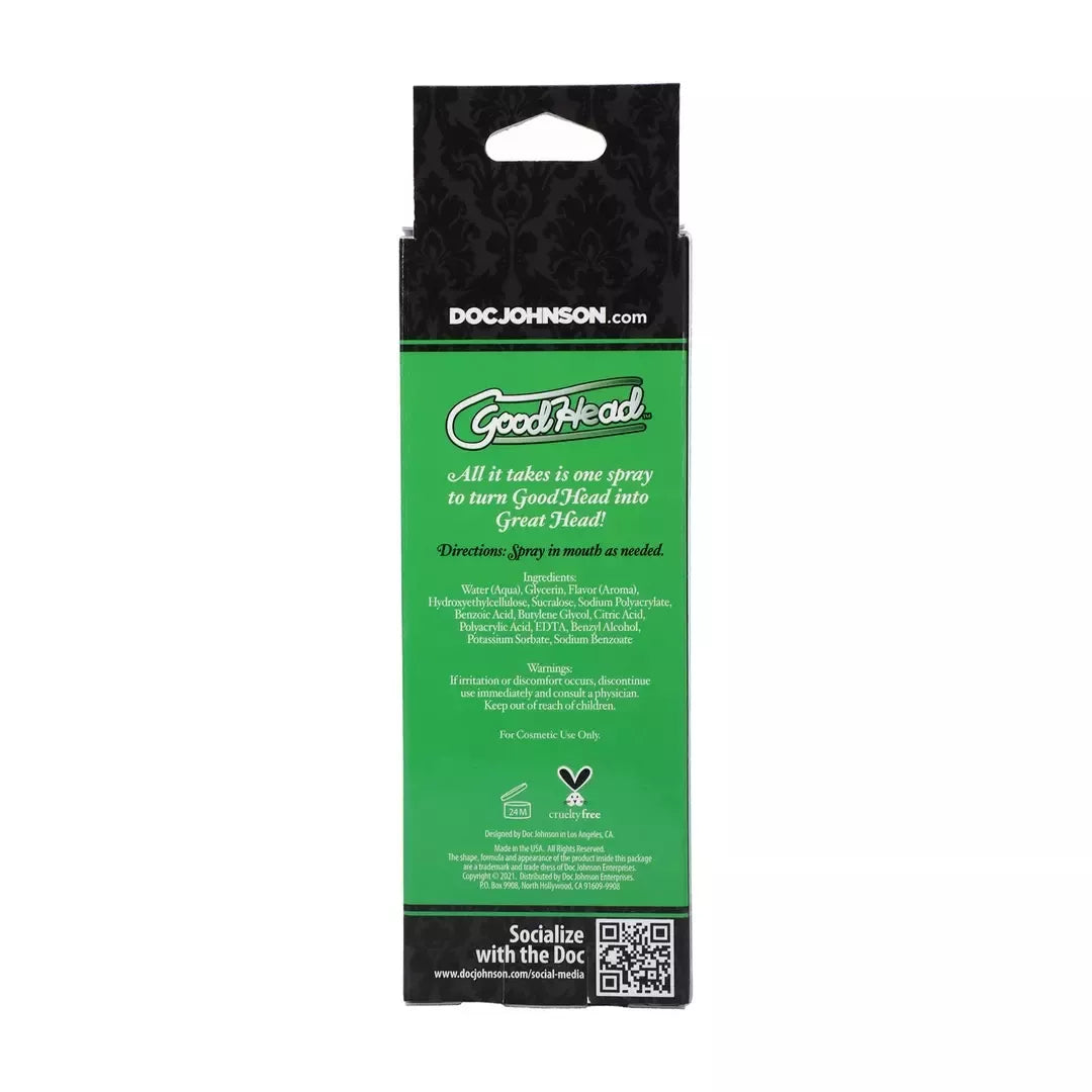 GoodHead Juicy Head burnos sausumą mažinantis purškiklis, arbūzų skonio, 59 ml, be cukraus