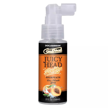 GoodHead Juicy Head drėkinamasis burnos purškiklis Sour Peach, 60 ml, veganiškas