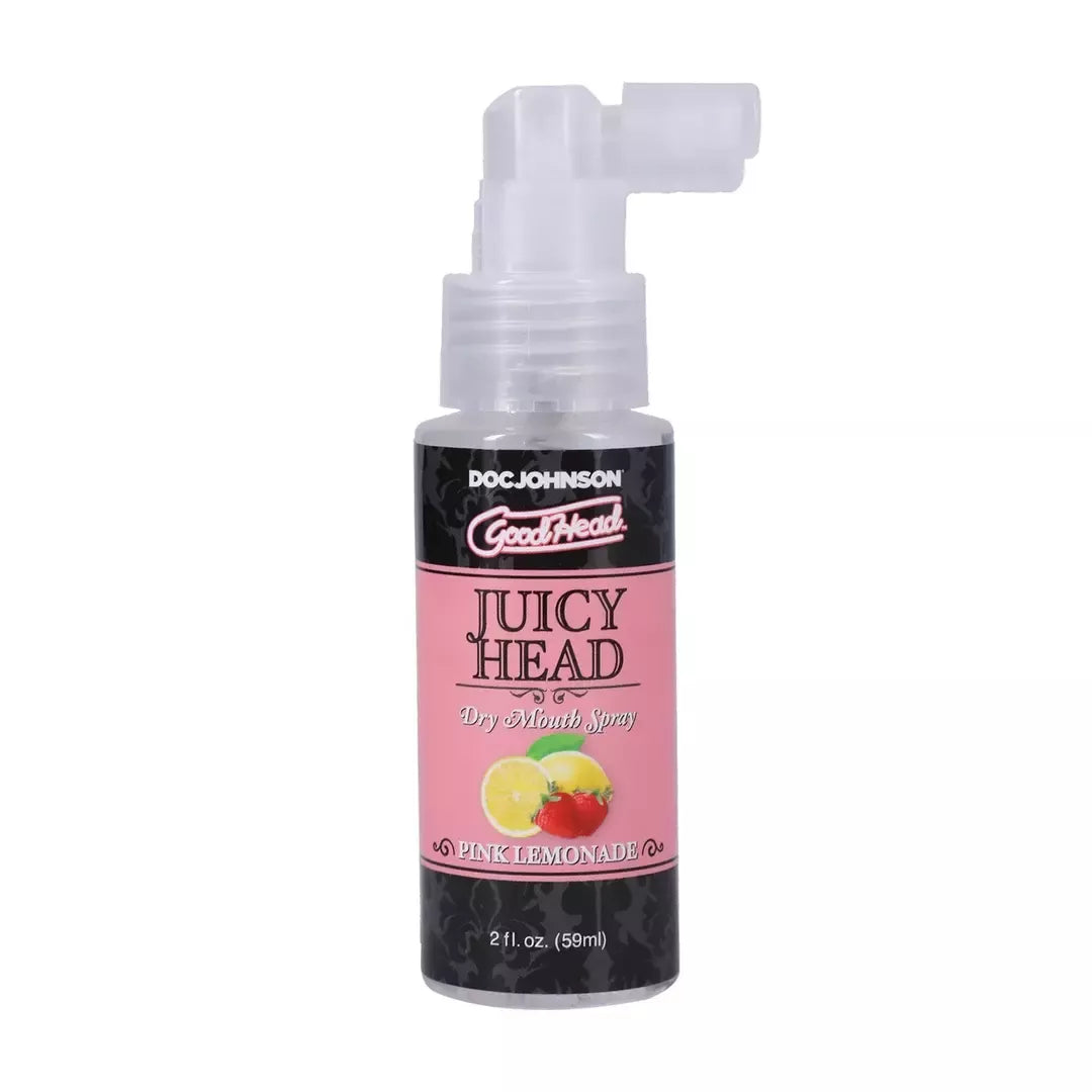GoodHead Juicy Head rožinio limonado skonio sausos burnos purškiklis 59ml veganiška formulė
