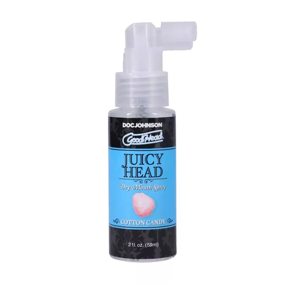 GoodHead Juicy Head sausos burnos purškiklis, cukraus vatos skonio, 59ml, veganiškas, gaivus