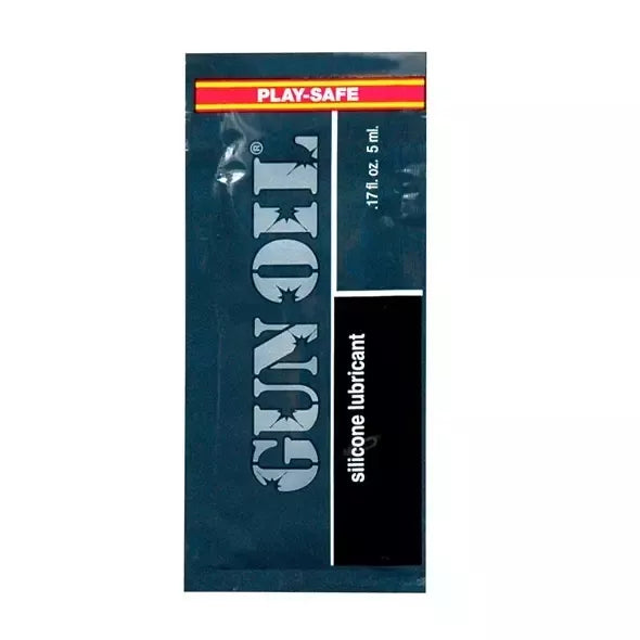 Gun Oil Silicone Intimate Lubricant 5 ml – ilgai išliekantis ir atsparus vandeniui