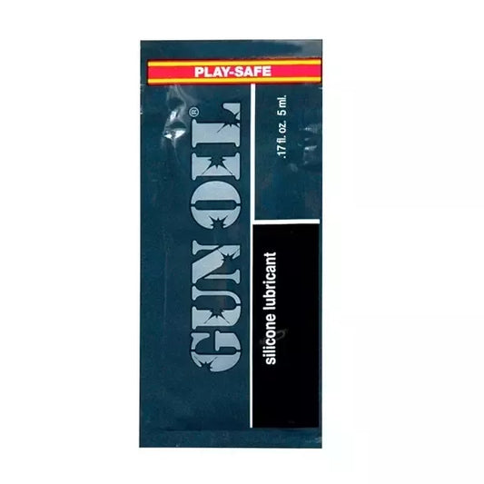 Gun Oil Silicone Intimate Lubricant 5 ml – ilgai išliekantis ir atsparus vandeniui
