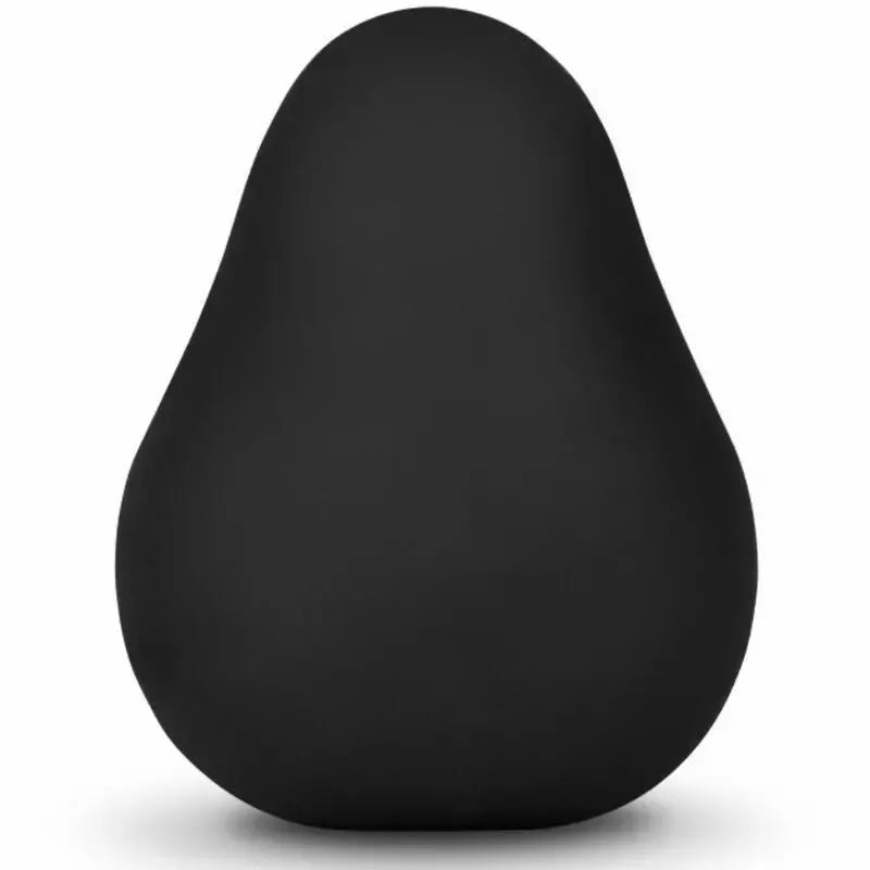 Gvibe G-Egg Black tekstūruota silikoninė kompaktiška intymi mova 6,5 cm