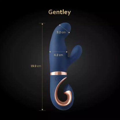 Gvibe Gentley Caribbean Blue – dviejų variklių intymus prietaisas, atsparus vandeniui