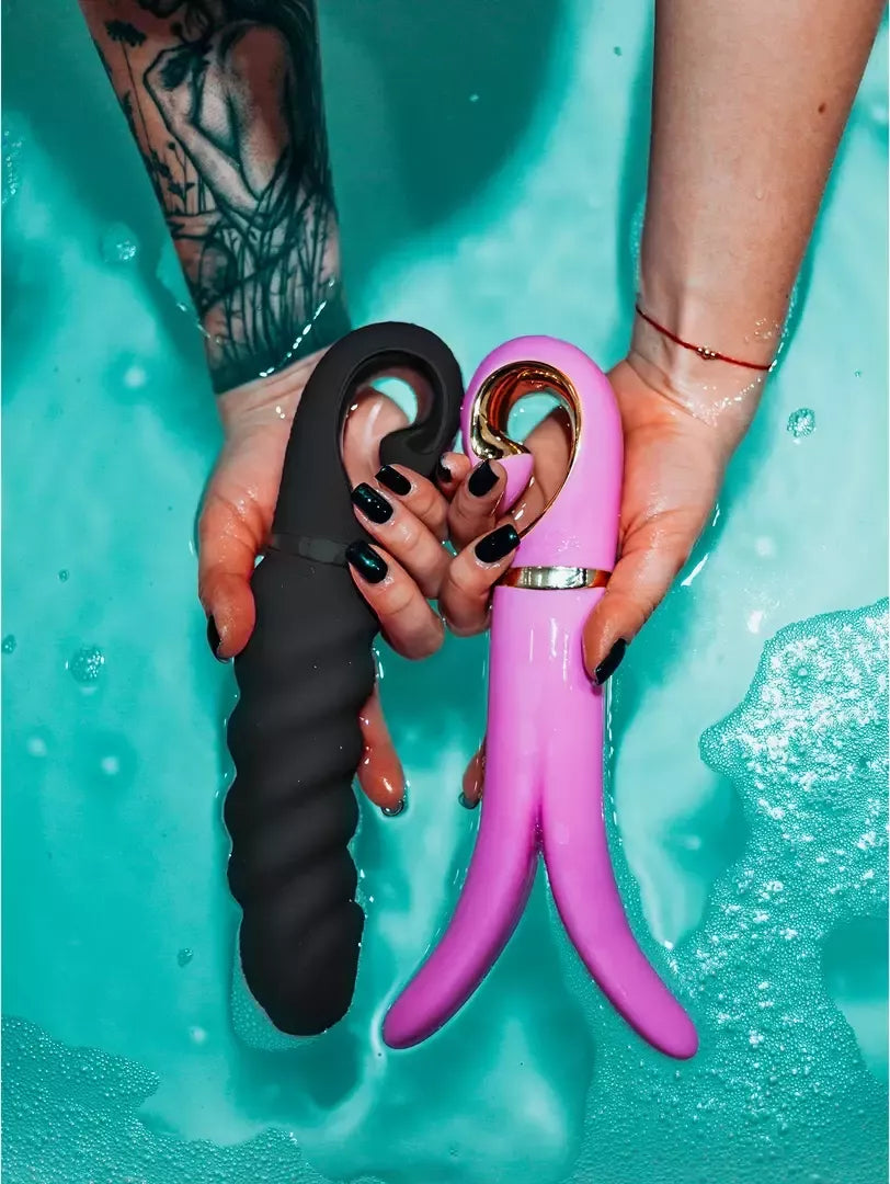 Gvibe Gjack 2 Mystic Noir – pažangus Bioskin intymus prietaisas, juodos spalvos