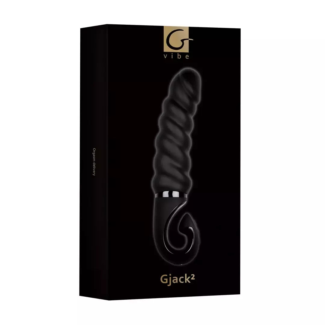 Gvibe Gjack 2 Mystic Noir – pažangus Bioskin intymus prietaisas, juodos spalvos