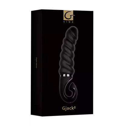 Gvibe Gjack 2 Mystic Noir – pažangus Bioskin intymus prietaisas, juodos spalvos