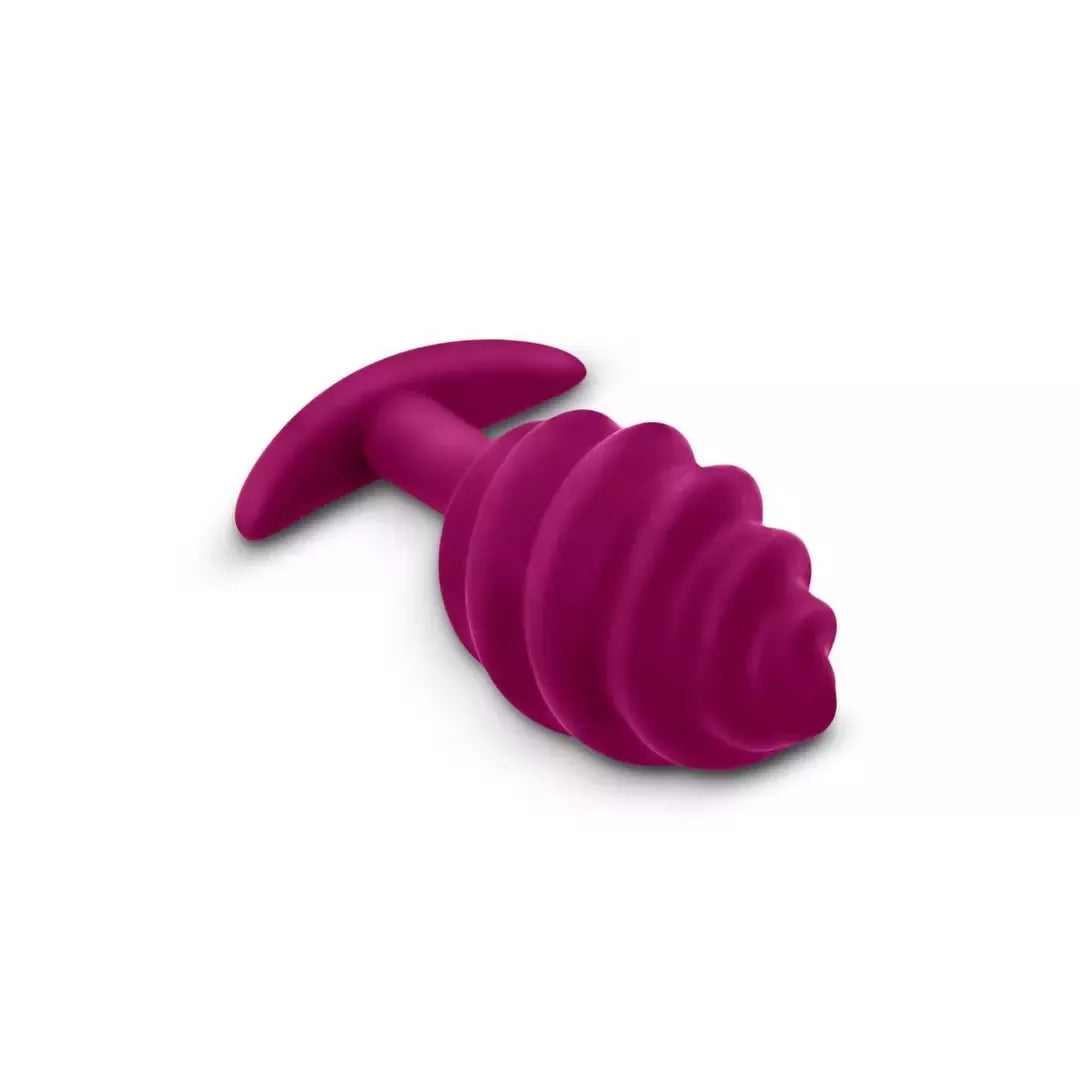 Gvibe Gplug Twist 2 Sweet Raspberry silikoninis kamštis 3,9 cm ergonomiškas