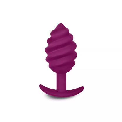 Gvibe Gplug Twist 2 Sweet Raspberry silikoninis kamštis 3,9 cm ergonomiškas