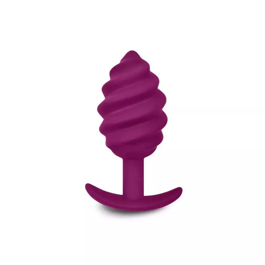 Gvibe Gplug Twist 2 Sweet Raspberry silikoninis kamštis 3,9 cm ergonomiškas