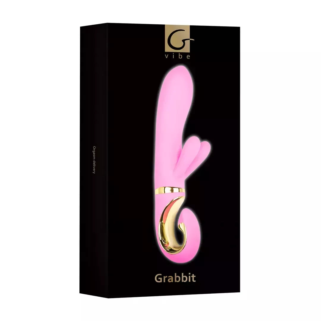 Gvibe Grabbit intymus masažuoklis Candy Pink, trigubas variklis