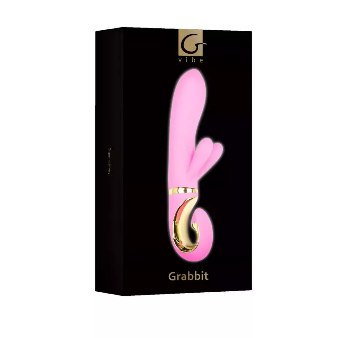 Gvibe Grabbit Pink intymus įrenginys su triguba variklių sistema, 18 cm