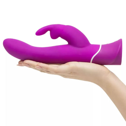 Happy Rabbit Curve Intimate Machine Purple USB vandeniui atsparus silikoninis vibratorius