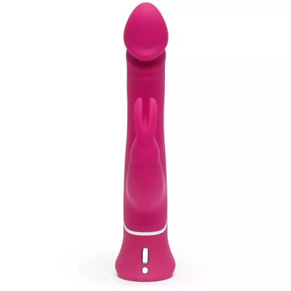 Happy Rabbit Dual Density Intimate Machine rožinis, 15 funkcijų, įkraunamas per USB