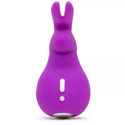 Happy Rabbit Mini Ears Intimate Vibe violetinis įkraunamas silikoninis 11,4 cm vibratorius