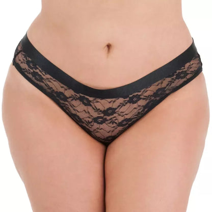 Happy Rabbit Plus Size nuotolinio valdymo nešiojamas vibravimo rinkinys, juodas