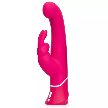 Happy Rabbit rožinis G-taško vibratorius, atsparus vandeniui, įkraunamas USB