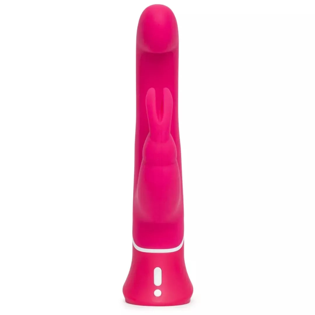 Happy Rabbit rožinis G-taško vibratorius, atsparus vandeniui, įkraunamas USB