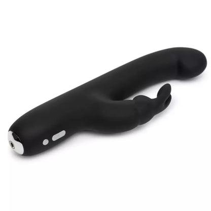 Happy Rabbit Slimline G-Spot Intimate Massager juodas silikoninis USB