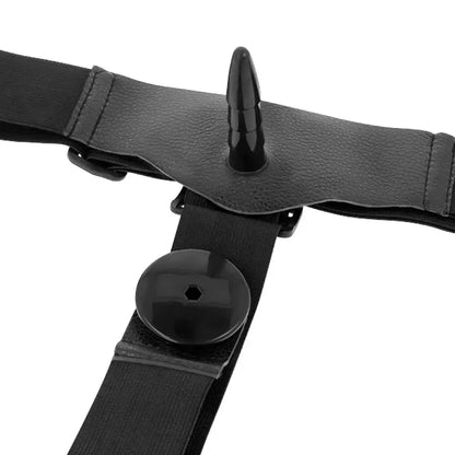 Harness Attraction Wayne dviejų priedų intymi sistema, 16,5 cm, juoda