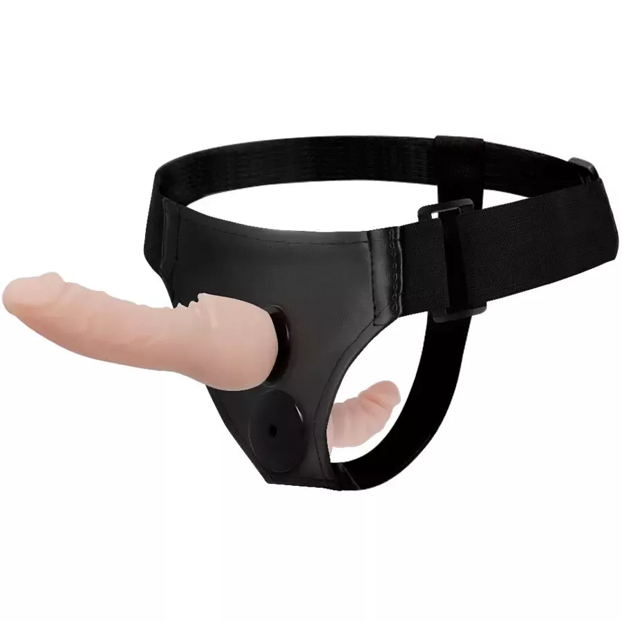 Harness Attraction Wayne dviejų priedų intymi sistema, 16,5 cm, juoda